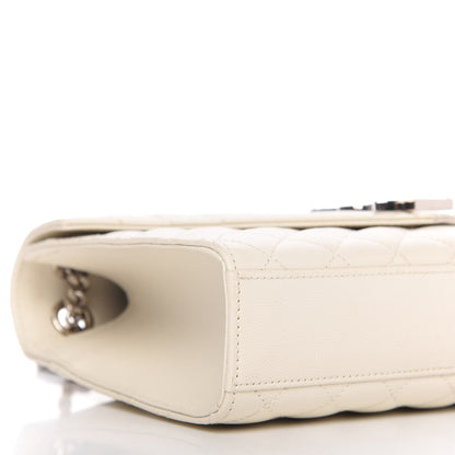 Saint Laurent Grain De Poudre Textured Mixed Matelasse Medium Triquilt Monogram Satchel Porcellana 6 of 10