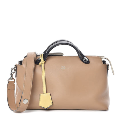 Fendi Vitello Dolce 4 Color Medium By The Way Boston Bag Sand Grano Multicolor 1 of 9