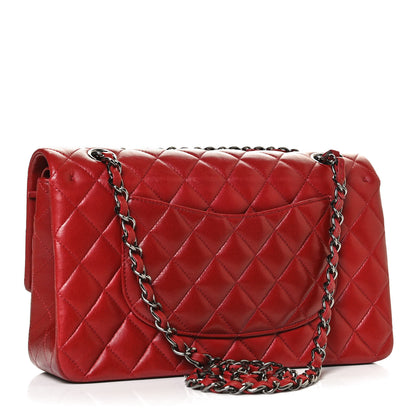 Chanel Lambskin Quilted Medium Double Flap Red 3 of 12