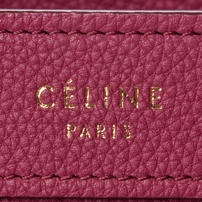 Celine Baby Grained Calfskin Nano Luggage Plum 10 of 12