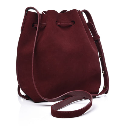 Mansur Gavriel Suede Mini Bucket Bag Rococo 2 of 9
