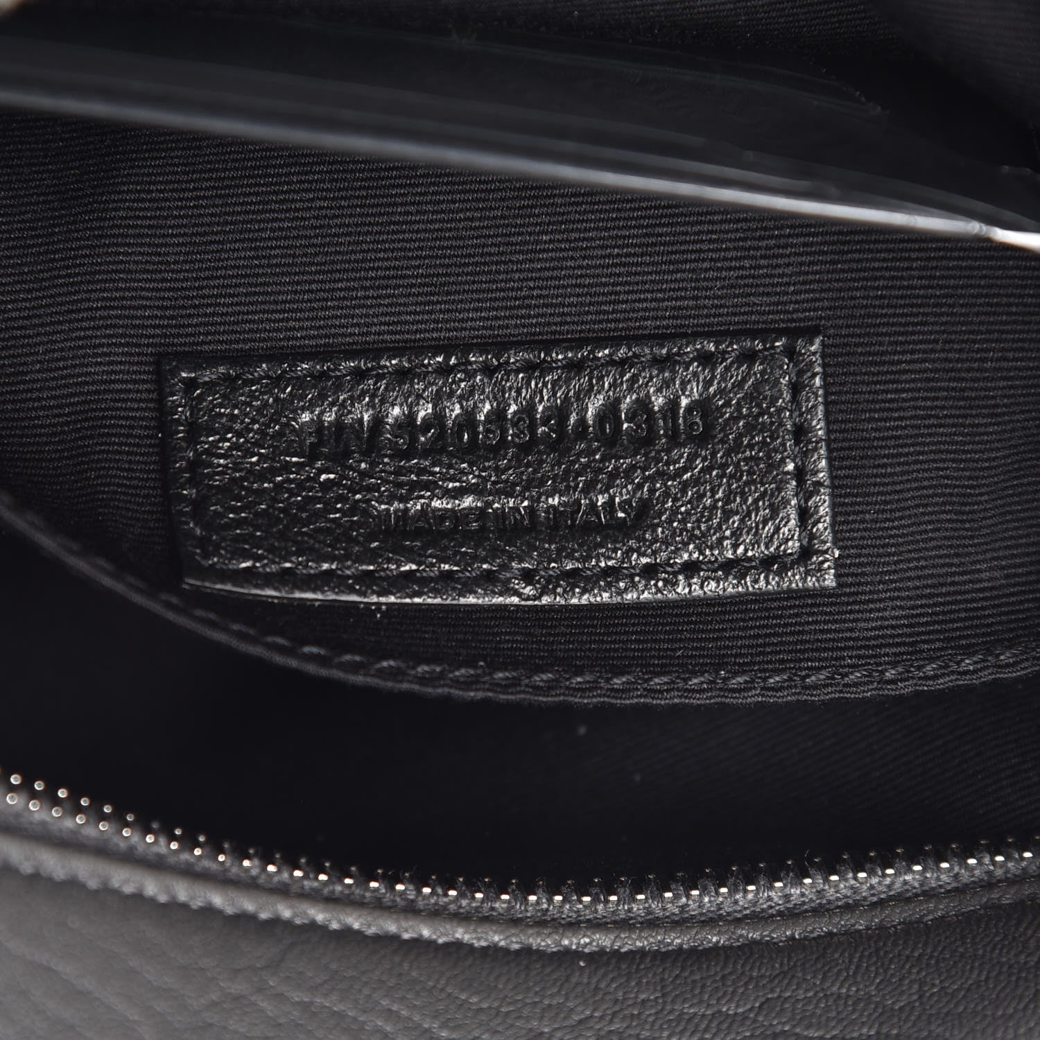 Saint Laurent Calfskin Monogram Small Lou Camera Bag Storm 7 of 7