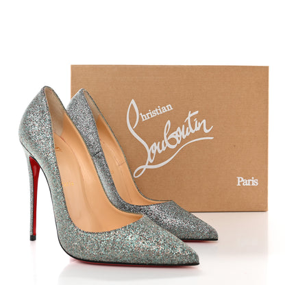 Christian Louboutin Mini Glitter So Kate 120 Pumps 38 Vosges 10 of 10