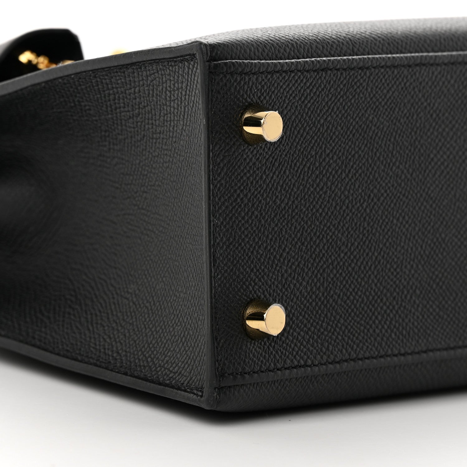 Hermes Epsom Kelly Sellier 25 Black 8 of 14