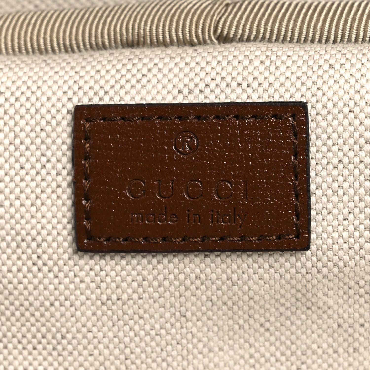 Gucci GG Supreme Monogram Azalea Calfskin Retro Interlocking G Small Savoy Cabin Trolley Beige Ebony Brown Sugar 5 of 15
