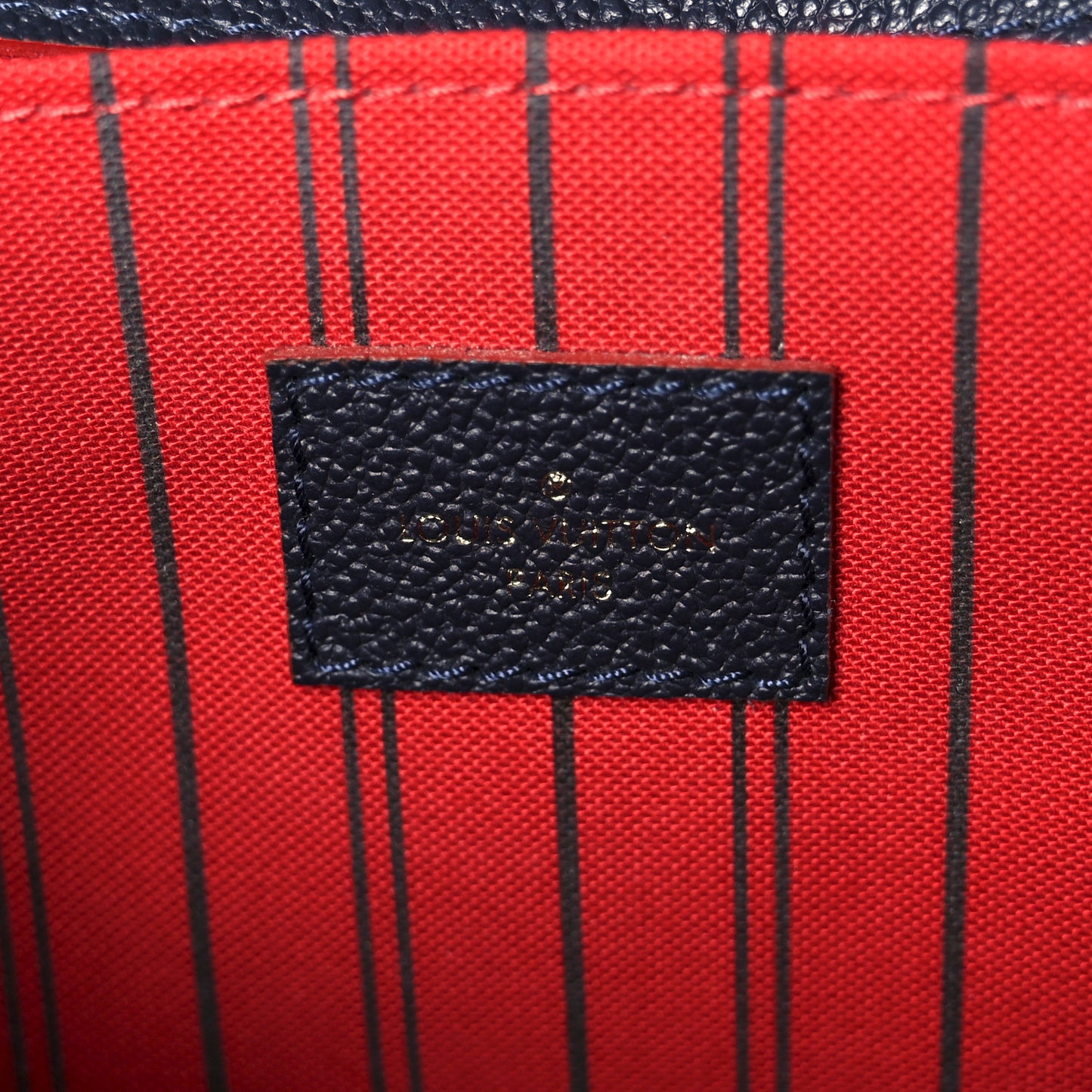 Empreinte Pochette Metis Marine Rouge