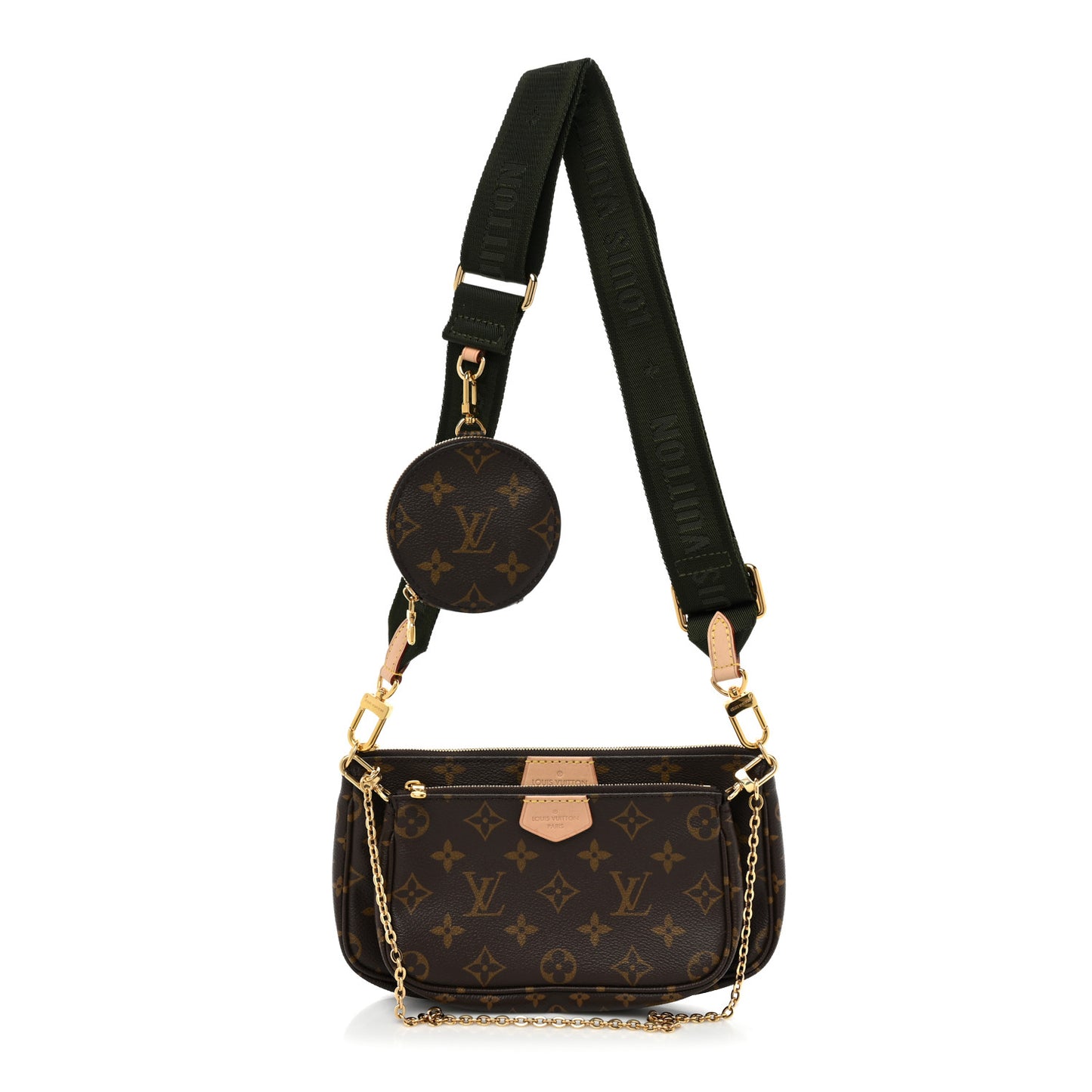 Monogram Multi Pochette Accessories Kaki