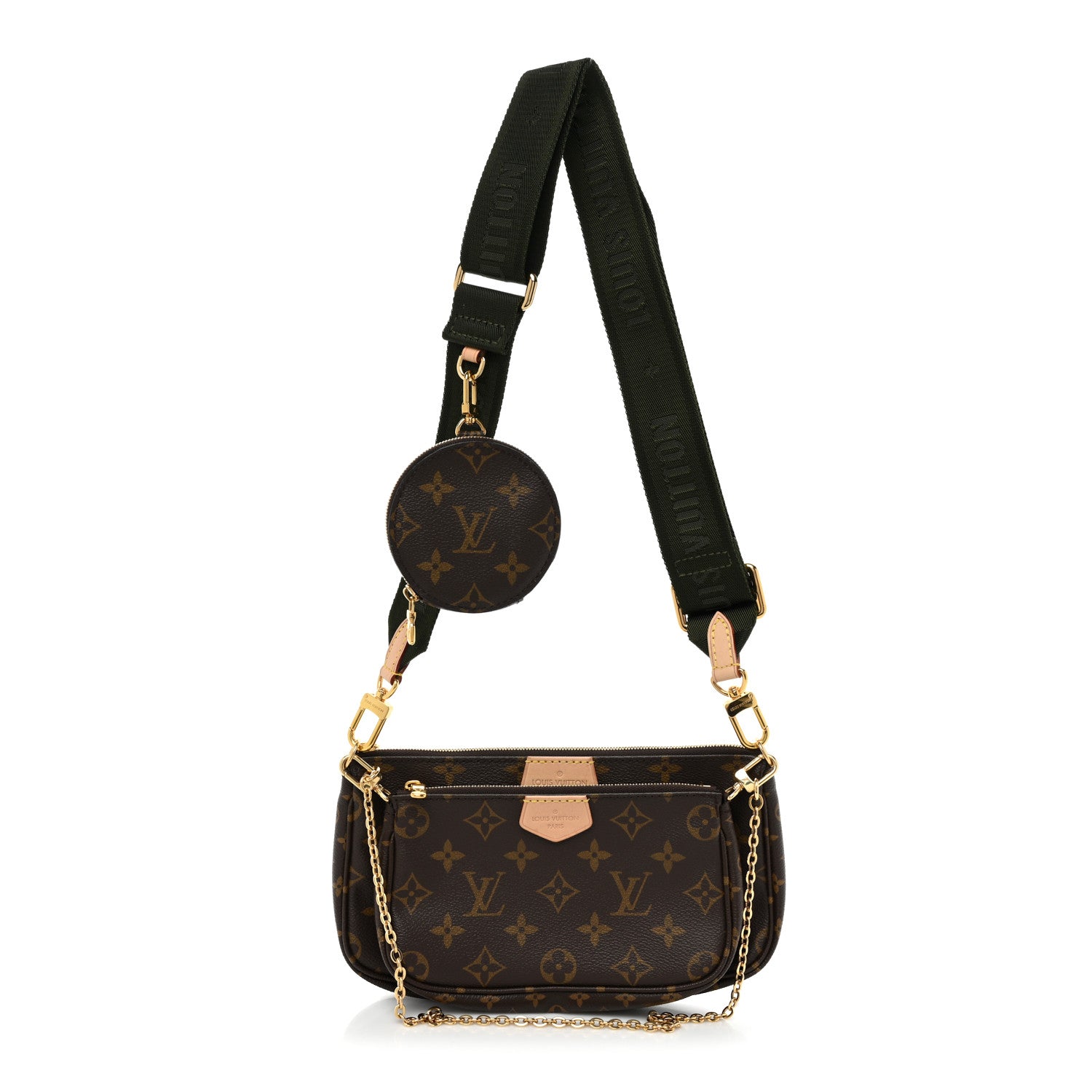 Louis Vuitton Monogram Multi Pochette Accessories Kaki 1 of 13