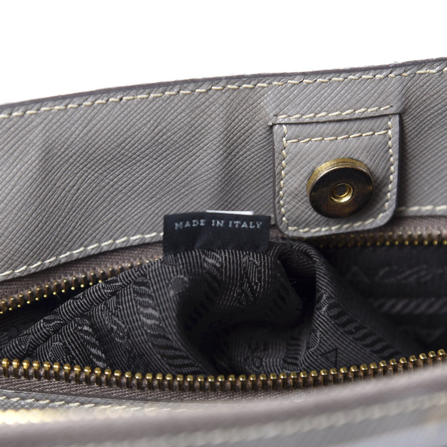 Saffiano Lux Small Tote Argilla