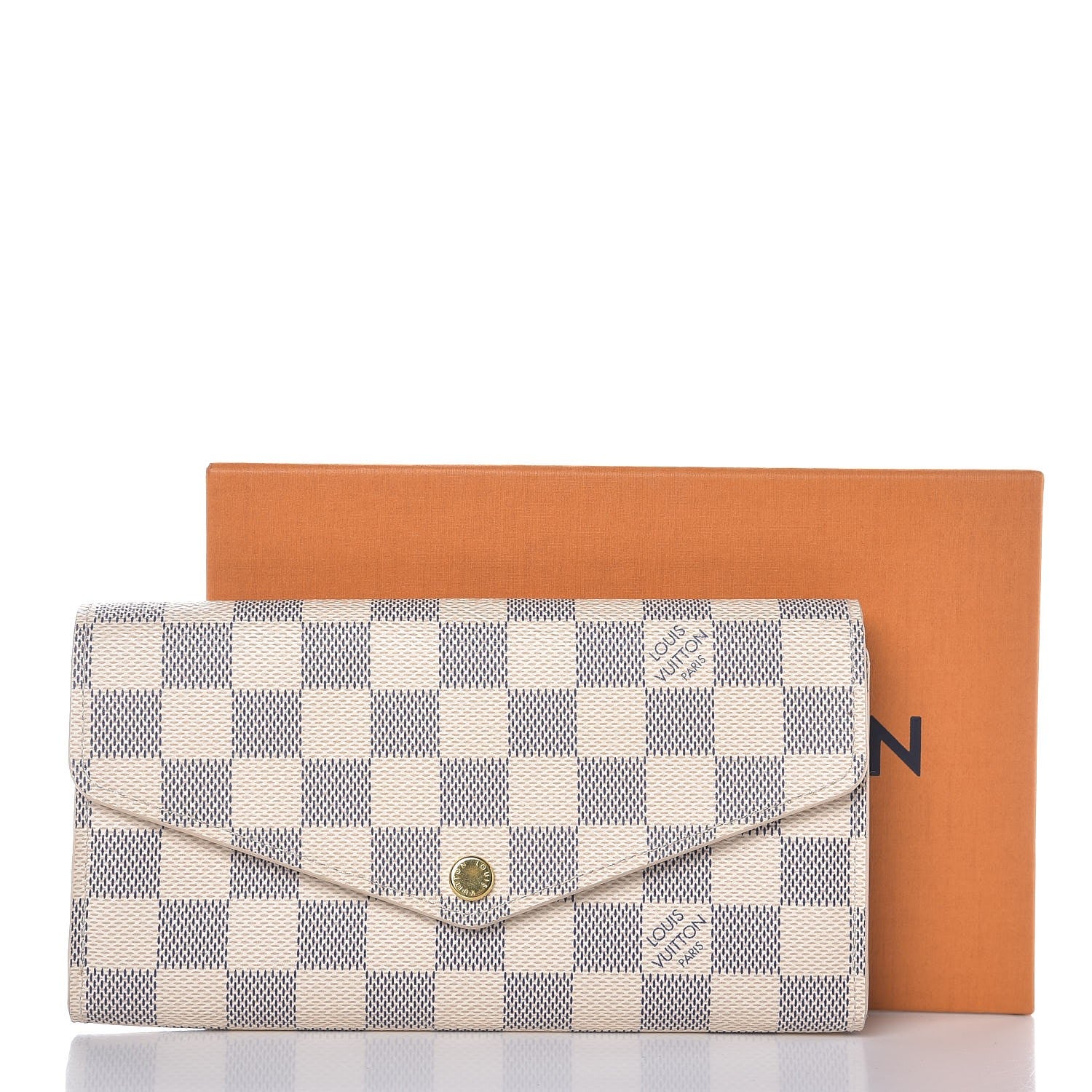 Louis Vuitton Damier Azur Sarah Wallet NM 8 of 8