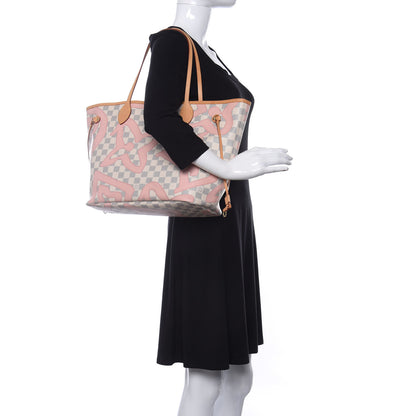 Louis Vuitton Damier Azur Tahitienne Neverfull MM 2 of 18