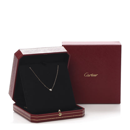 Cartier 18K Pink Gold Diamond LM D'Amour Pendant Necklace 7 of 7