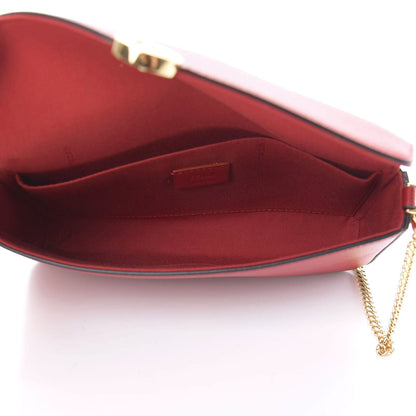 Fendi Vitello Cruise F is Fendi Envelope Wallet on Chain with Pouches Fragola 5 of 13