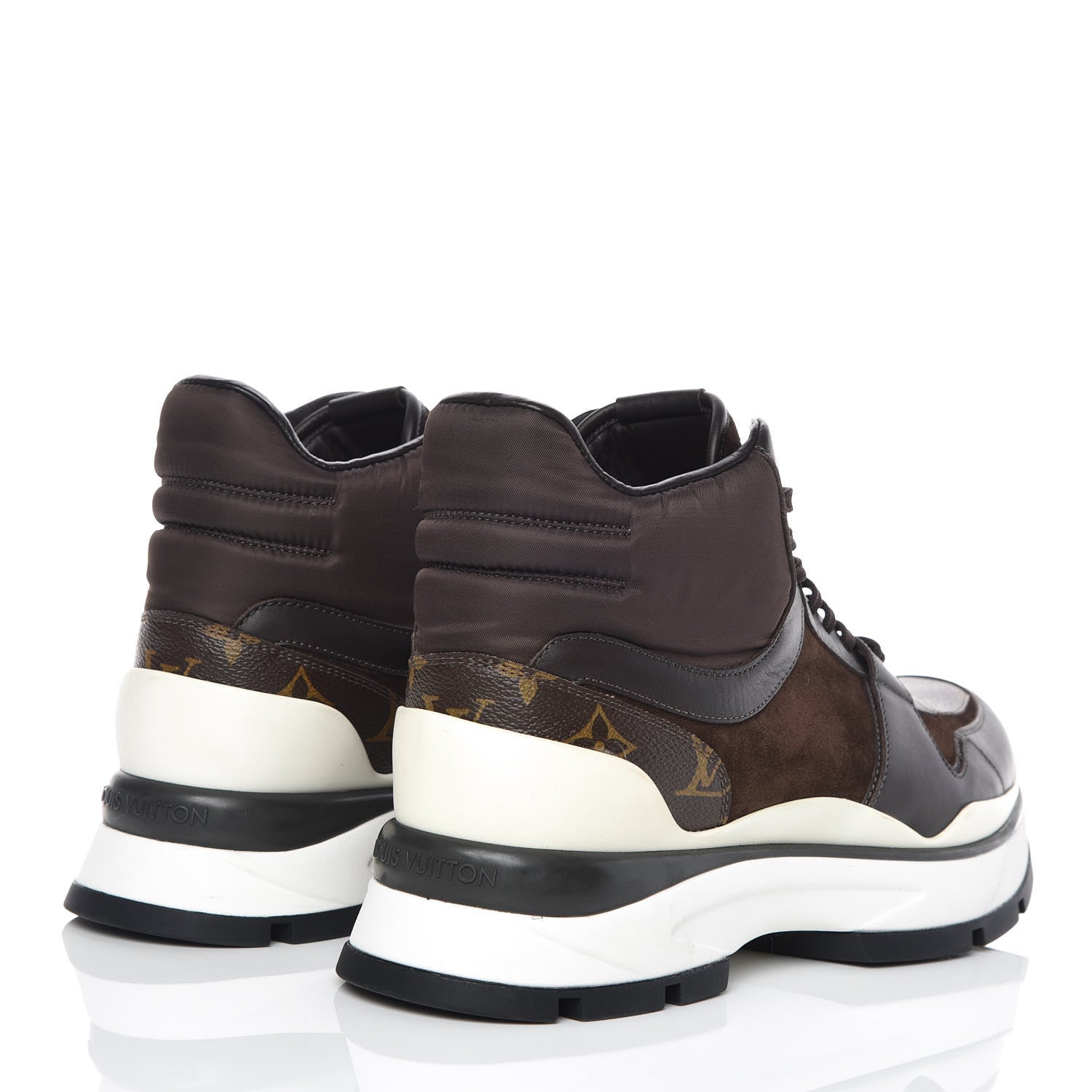 Louis Vuitton Nylon Monogram Kick-Off Sneaker Boots 7.5 4 of 9