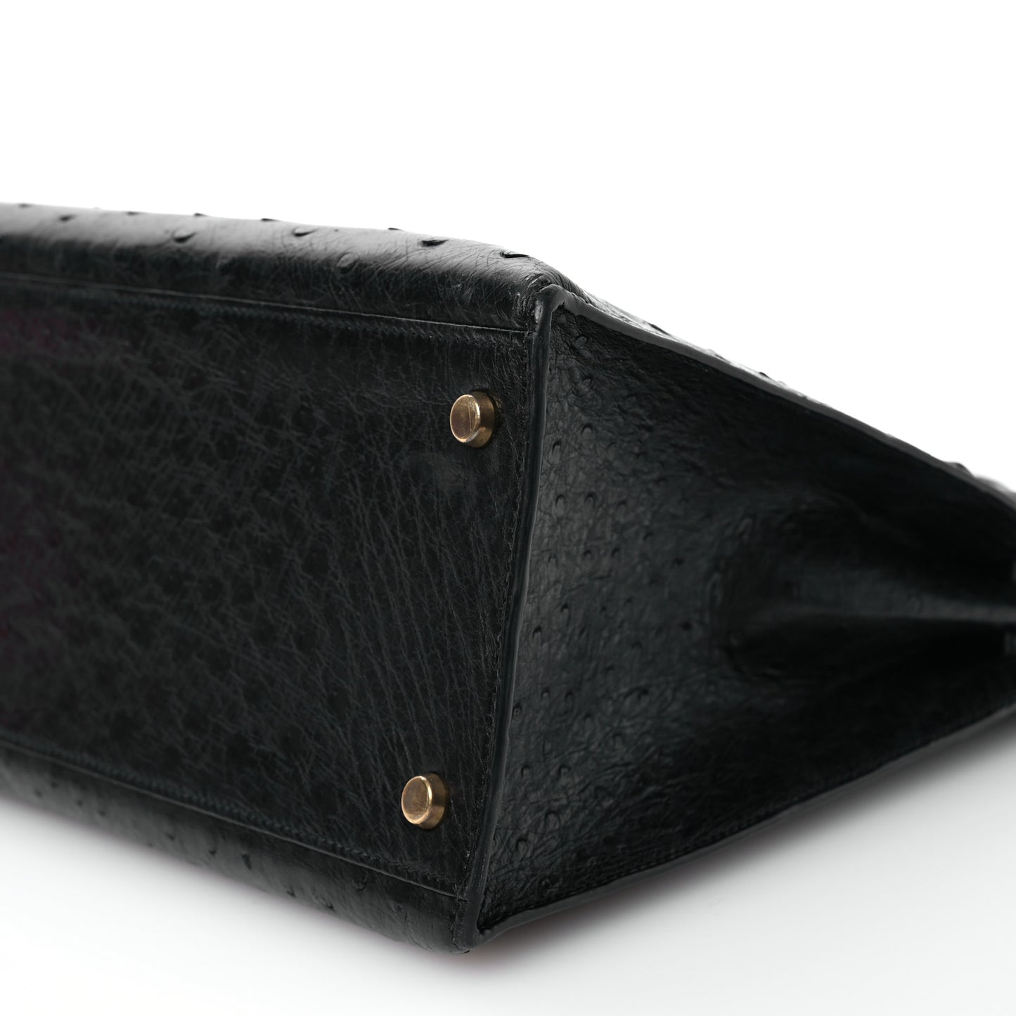 Ostrich Kelly Sellier 35 Black