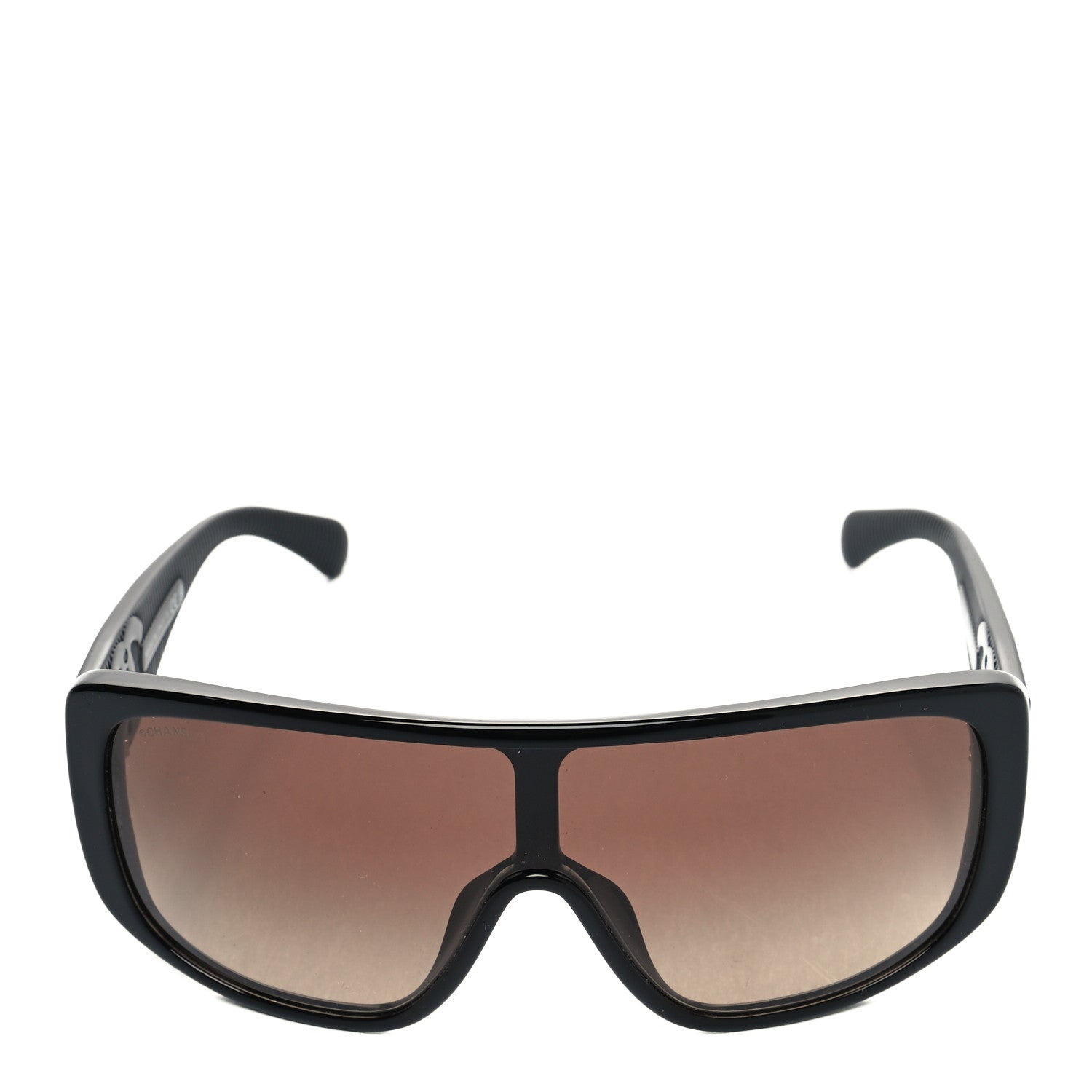 Chanel Acetate Shield Sunglasses 5495 Black 2 of 8