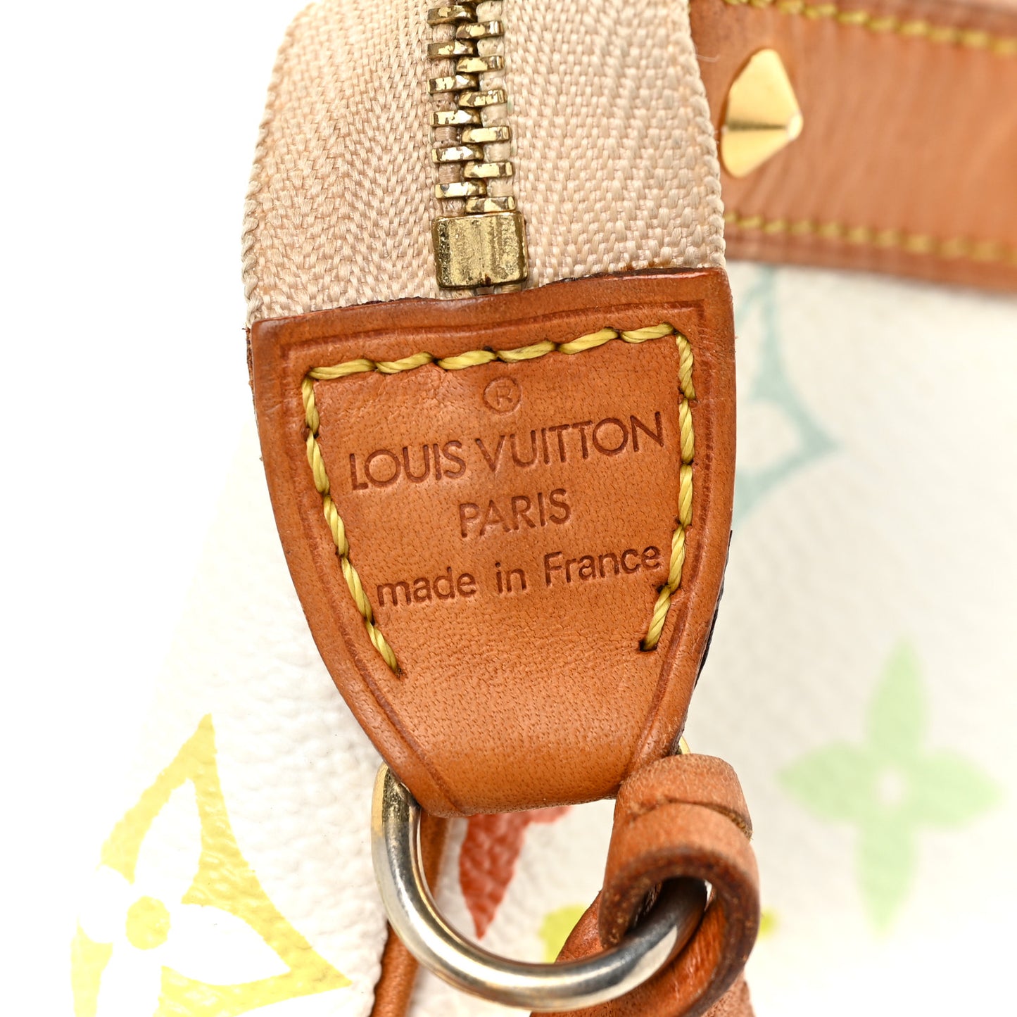 Monogram Multicolor Pochette Accessories White