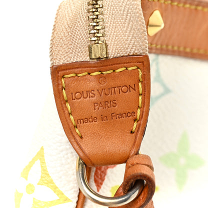 Louis Vuitton Monogram Multicolor Pochette Accessories White 5 of 17