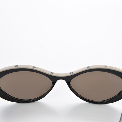 Chanel Acetate Oval Sunglasses 5416 Black 8 of 9