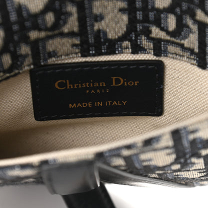 Christian Dior Oblique Saddle Belt Pouch Blue 6 of 11