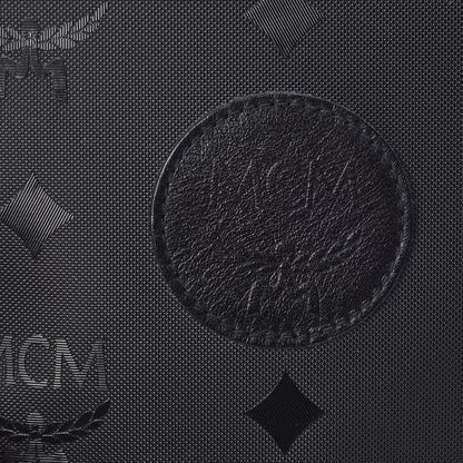 MCM Monogram Coated Canvas Round Suzy Wong Crossbody Black 9 of 12