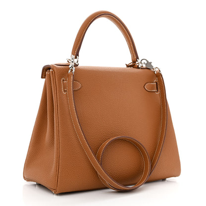 Hermes Togo Kelly Retourne 28 Gold 3 of 11