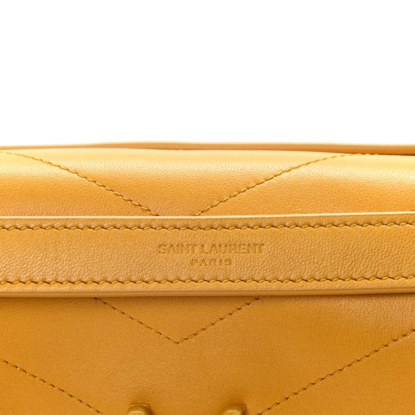 Lambskin Matelasse Monogram Medium Niki Chain Satchel Yellow
