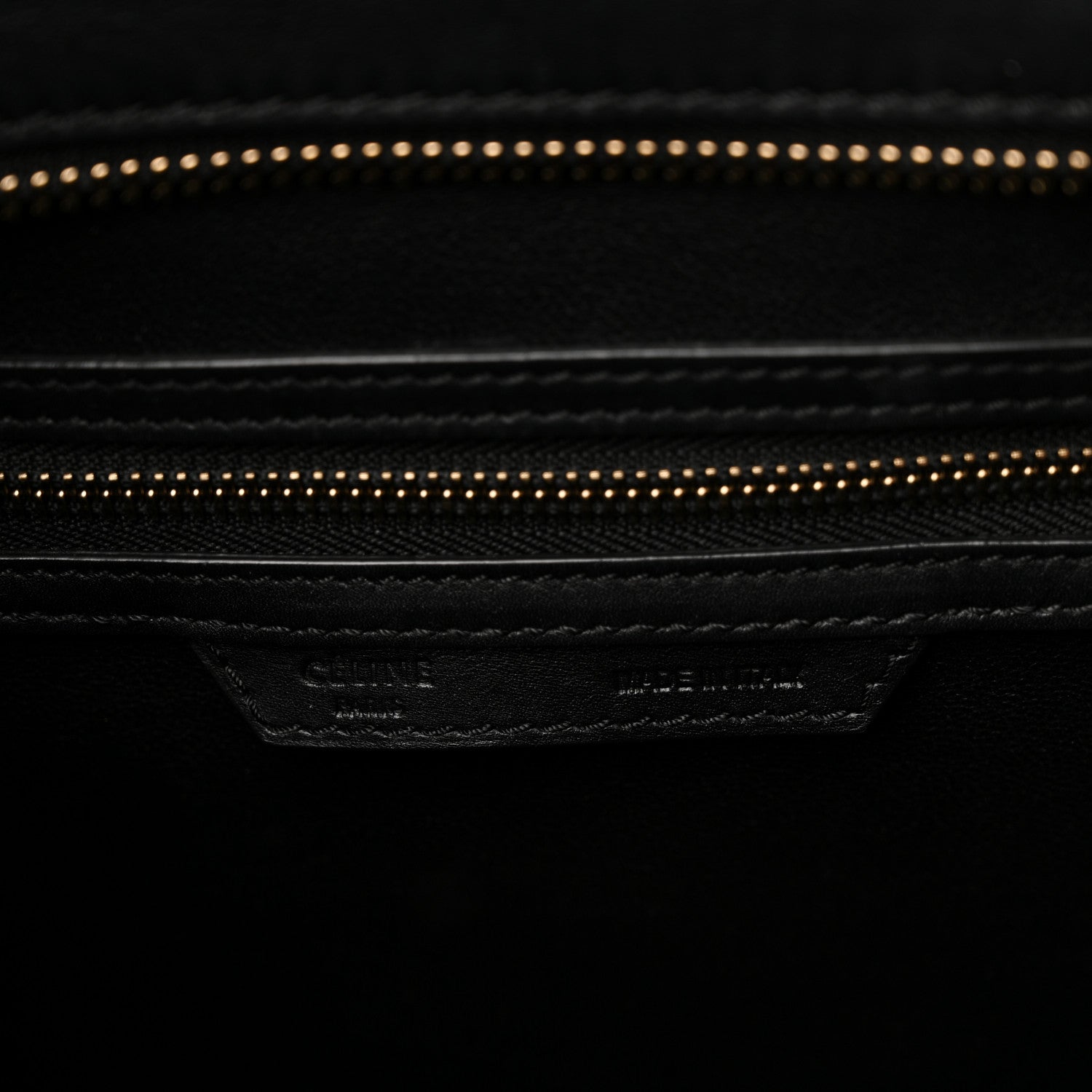 Celine Smooth Calfskin Mini Luggage Black 6 of 9
