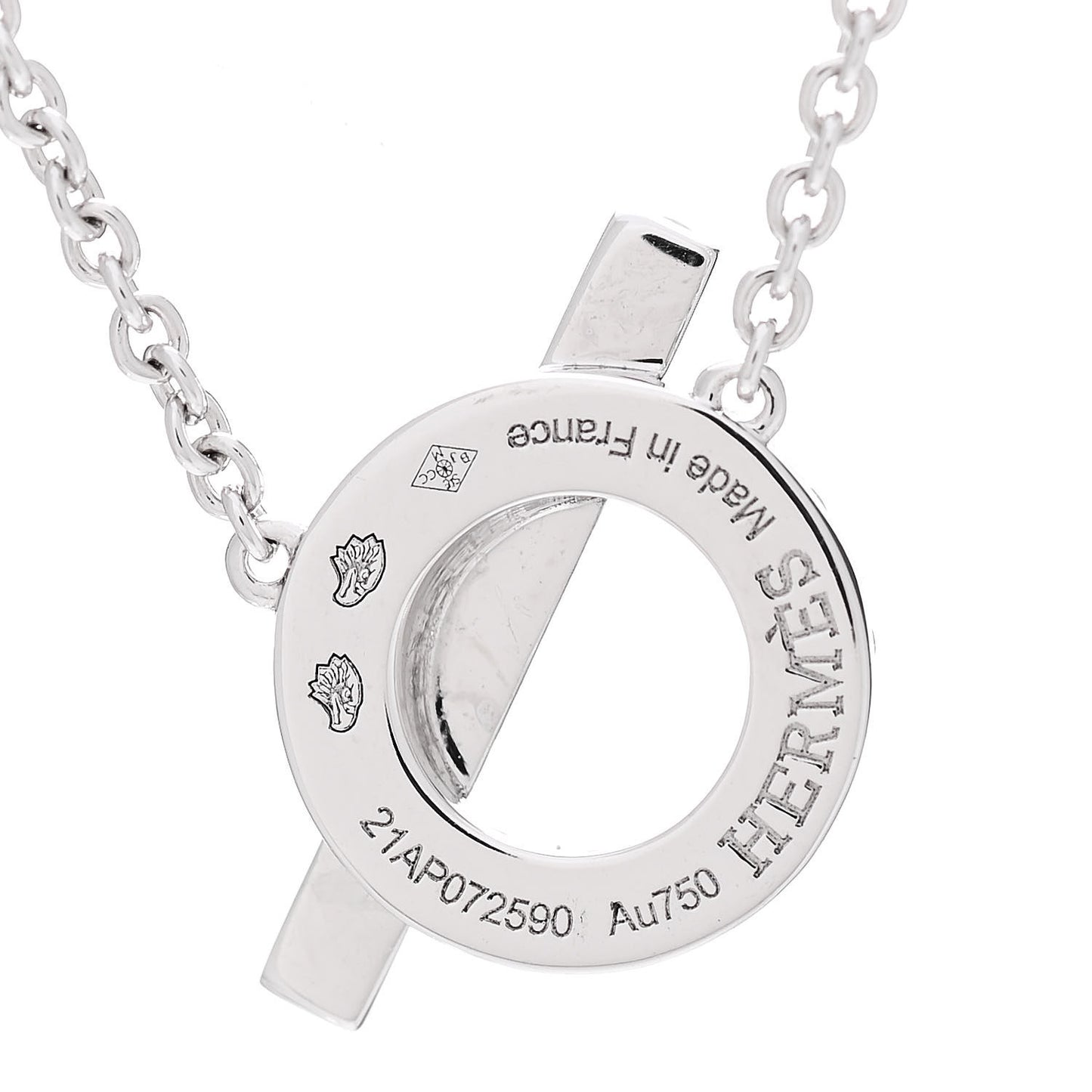 18K White Gold Diamond Finesse Pendant Necklace