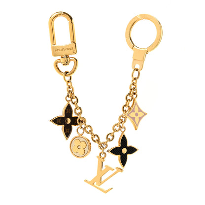 Louis Vuitton Monogram Spring Street Bag Charm Key Holder Gold 1 of 4