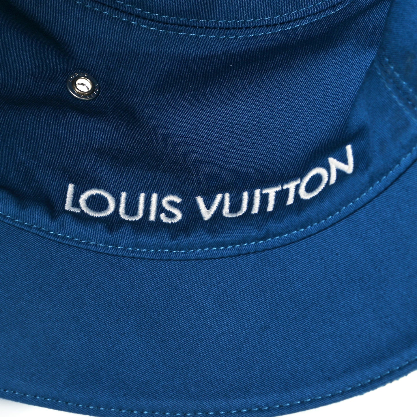 Monogram Denim Transformable Bob Bucket Hat 58 Blue