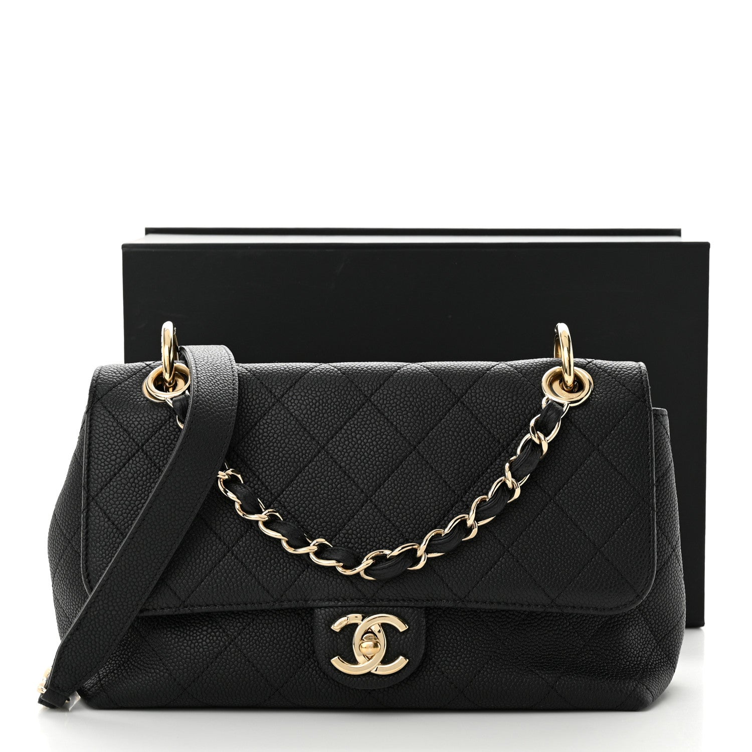 Chanel Caviar Quilted City Walk Flap Black 13 of 13