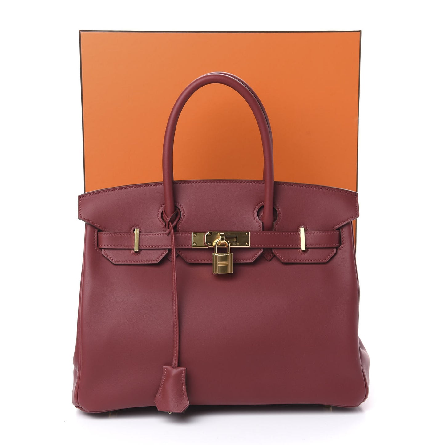 Veau Jonathan Birkin 30 Rouge Grenat