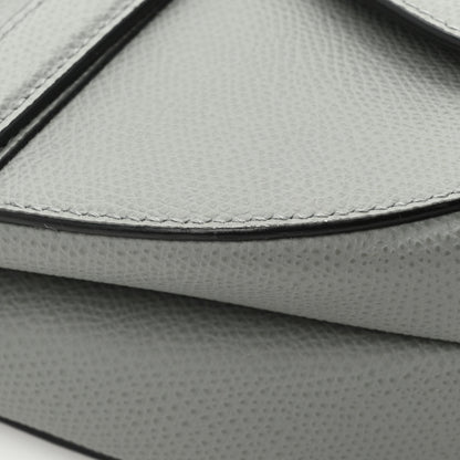 Christian Dior Grained Calfskin Saddle Bag Grey Stone 12 of 13