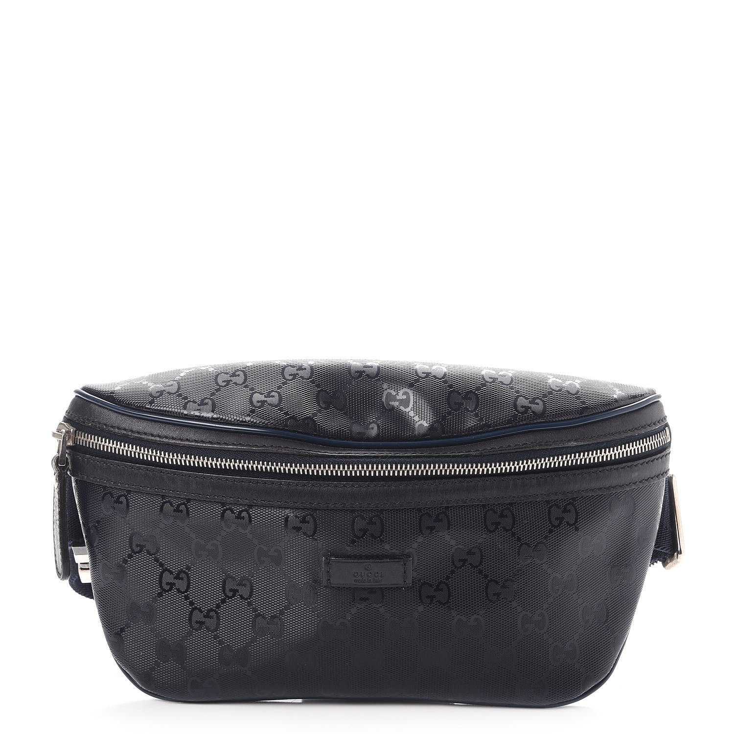 Gucci Imprime Monogram Belt Bag Navy 1 of 10