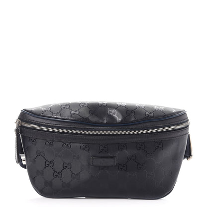 Gucci Imprime Monogram Belt Bag Navy 1 of 10