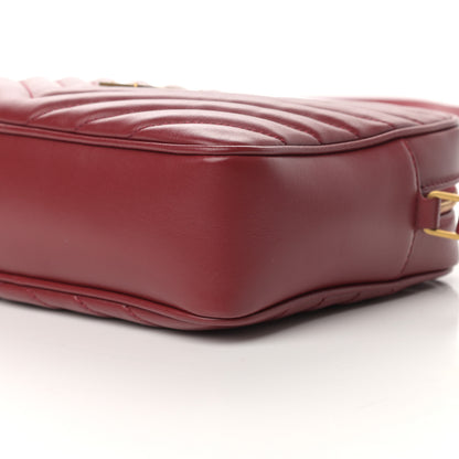 Saint Laurent Calfskin Matelasse Monogram Lou Camera Bag Red 10 of 10