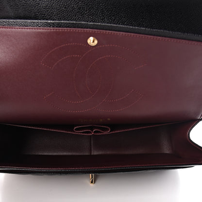 Chanel Caviar Quilted Jumbo Double Flap Black 5 of 11