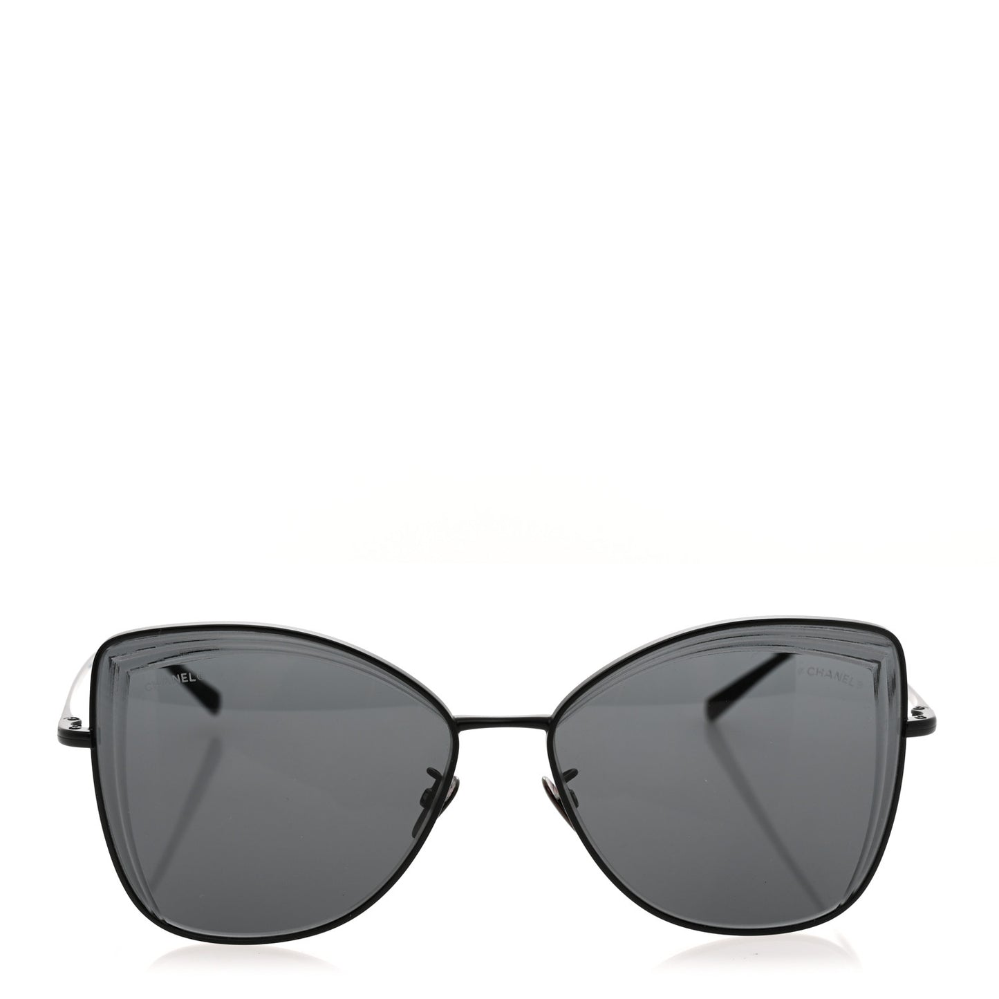 Metal Butterfly Sunglasses 4253 Black