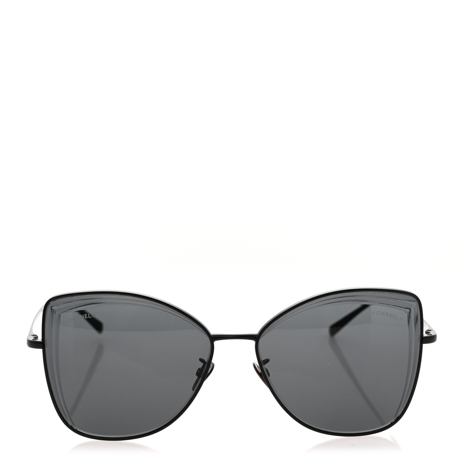 Chanel Metal Butterfly Sunglasses 4253 Black 2 of 9