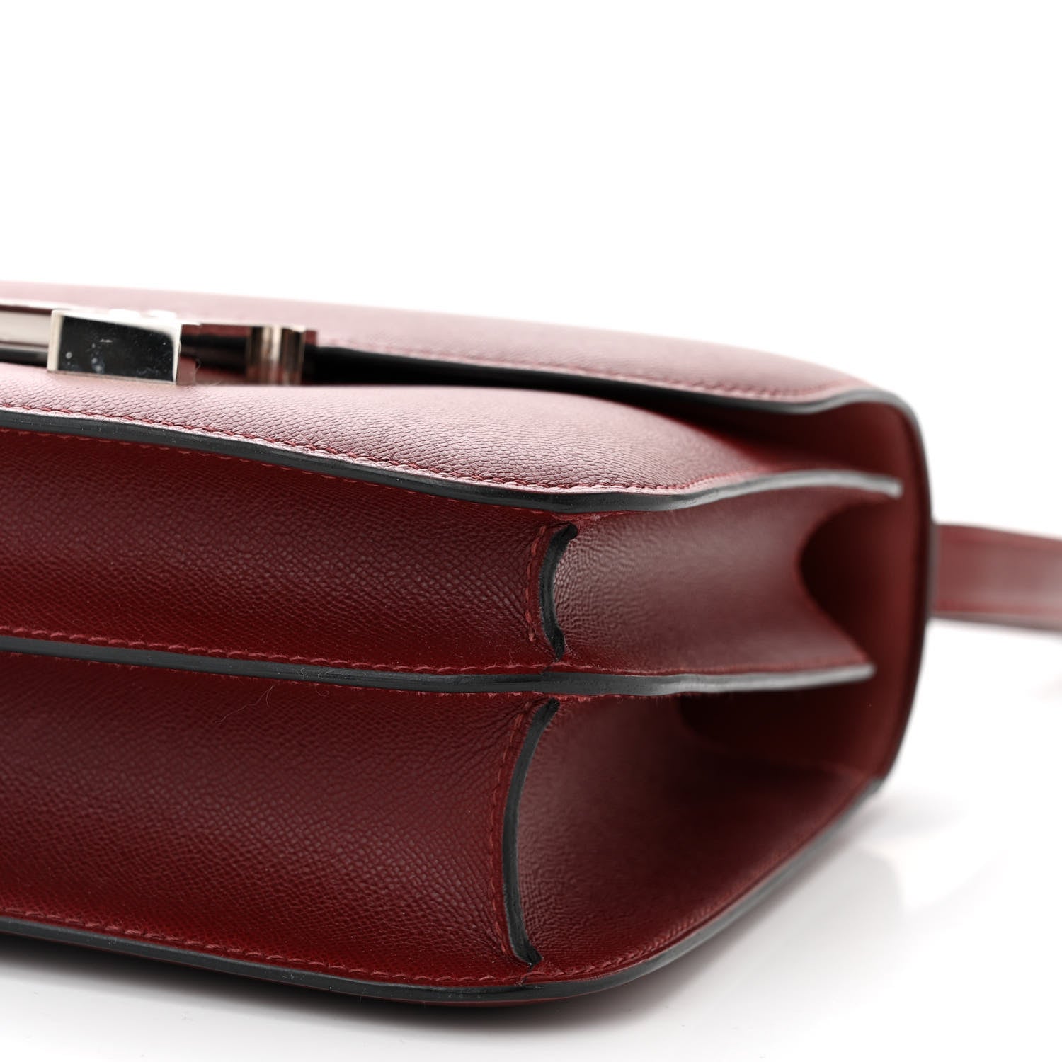 Hermes Grained Monsieur Constance 24 Rouge H 10 of 11