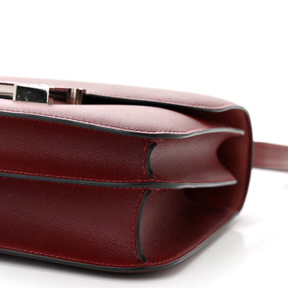 Hermes Grained Monsieur Constance 24 Rouge H 10 of 11
