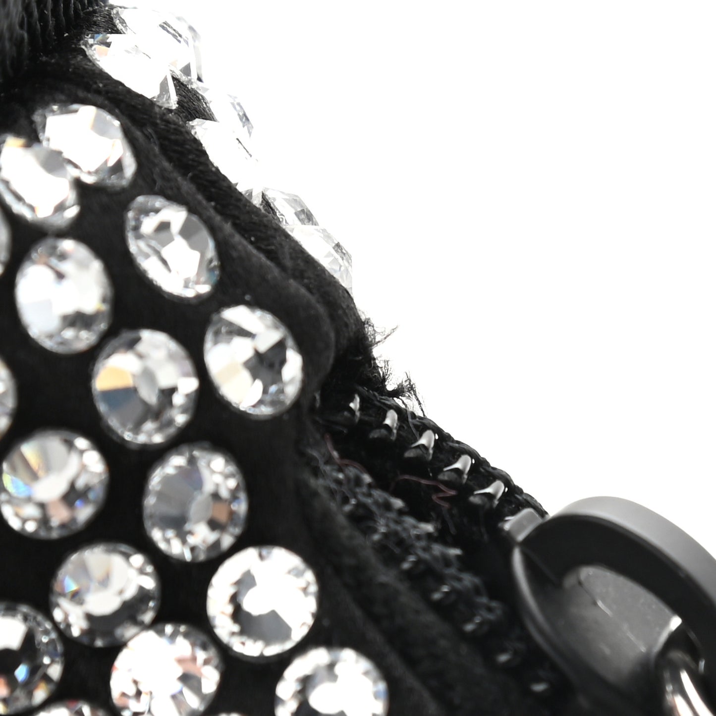 Satin Crystal Mini Re-Edition 2000 Bag Cristal