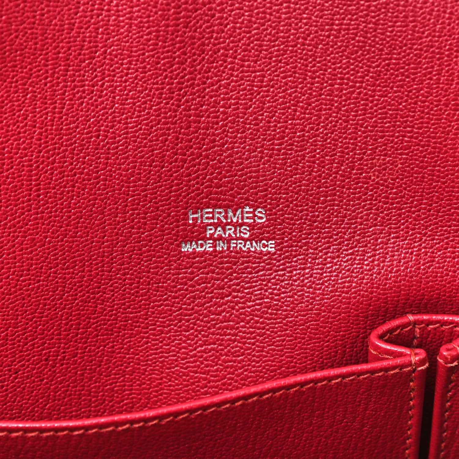 Hermes Taurillon Clemence Jypsiere 34 Rubis 6 of 15