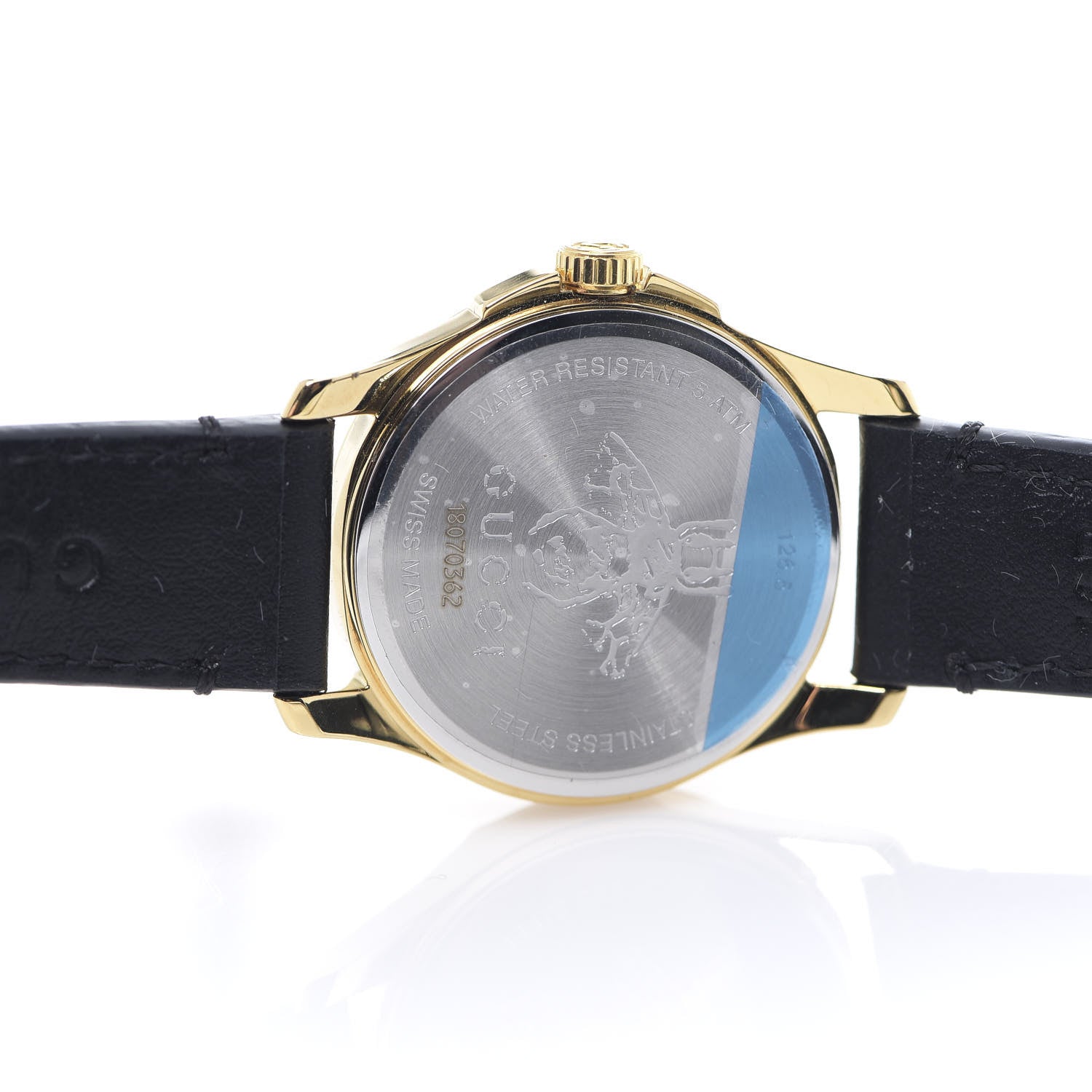 Gucci Stainless Steel Calfskin 27mm G-Timeless Quartz Watch Turquoise 4 of 6