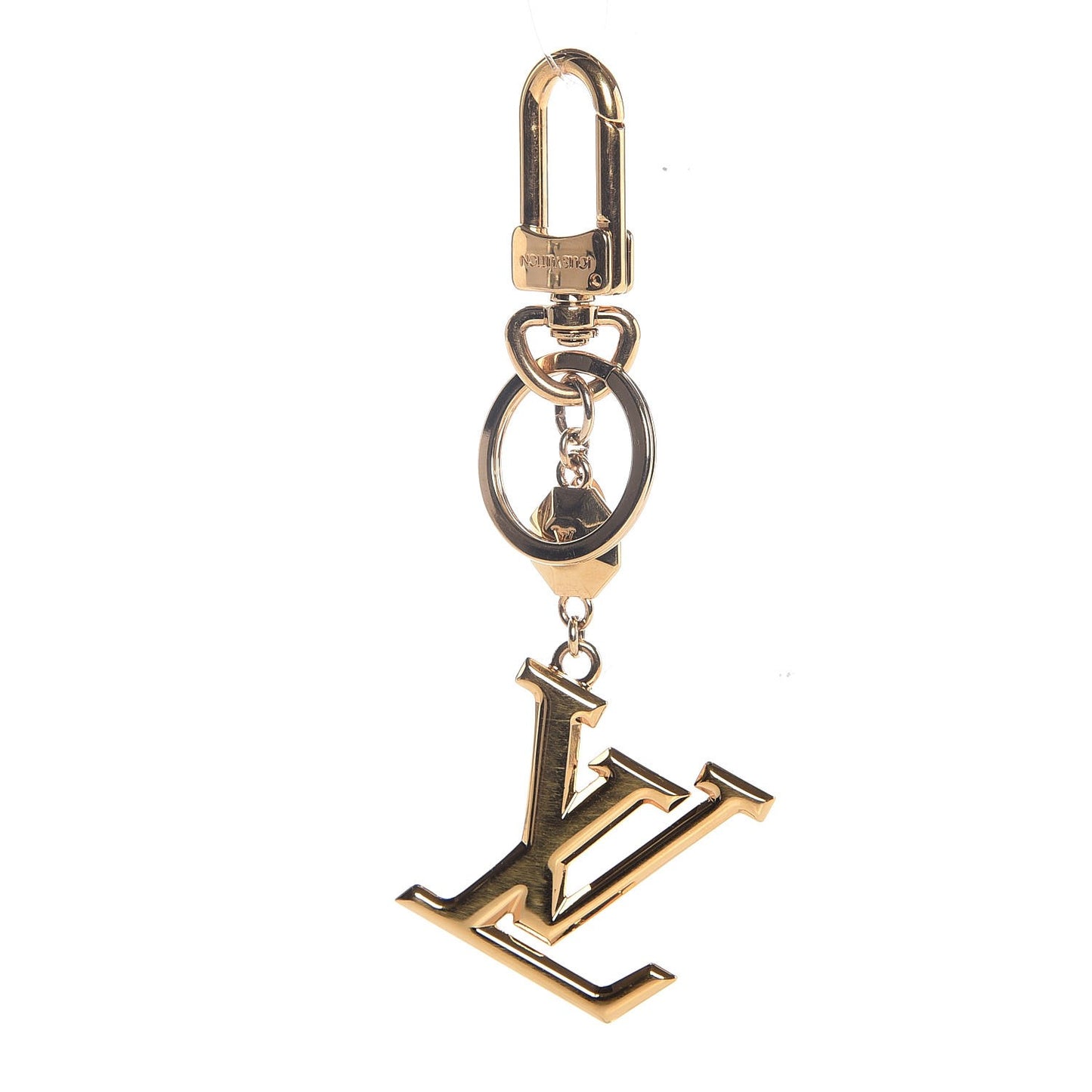 LV Facettes Bag Charm Key Holder Gold