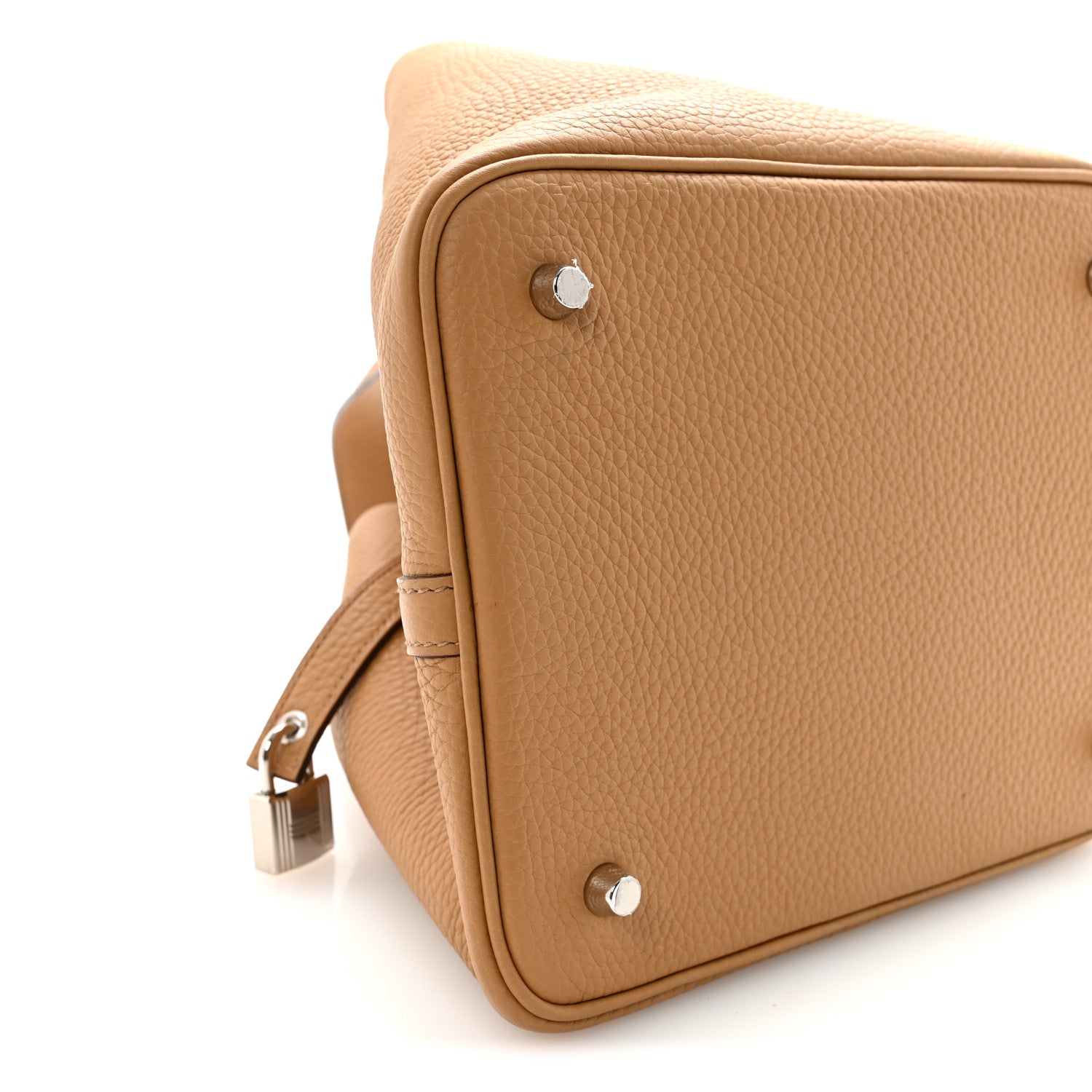 Hermes Taurillon Clemence Picotin Lock 22 Biscuit Biscuit 8 of 10