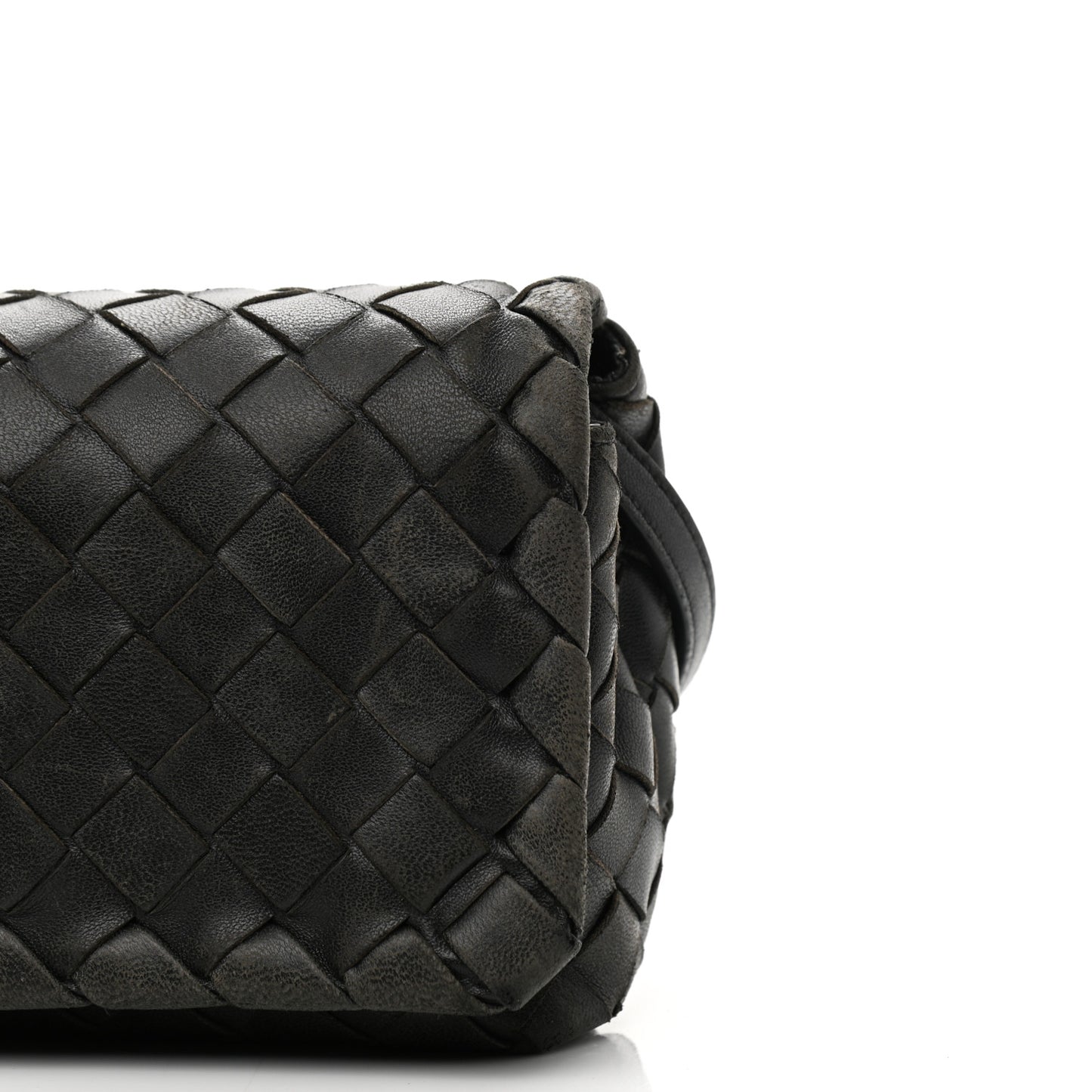 Nappa Intrecciato Mini Crossbody Bag Black
