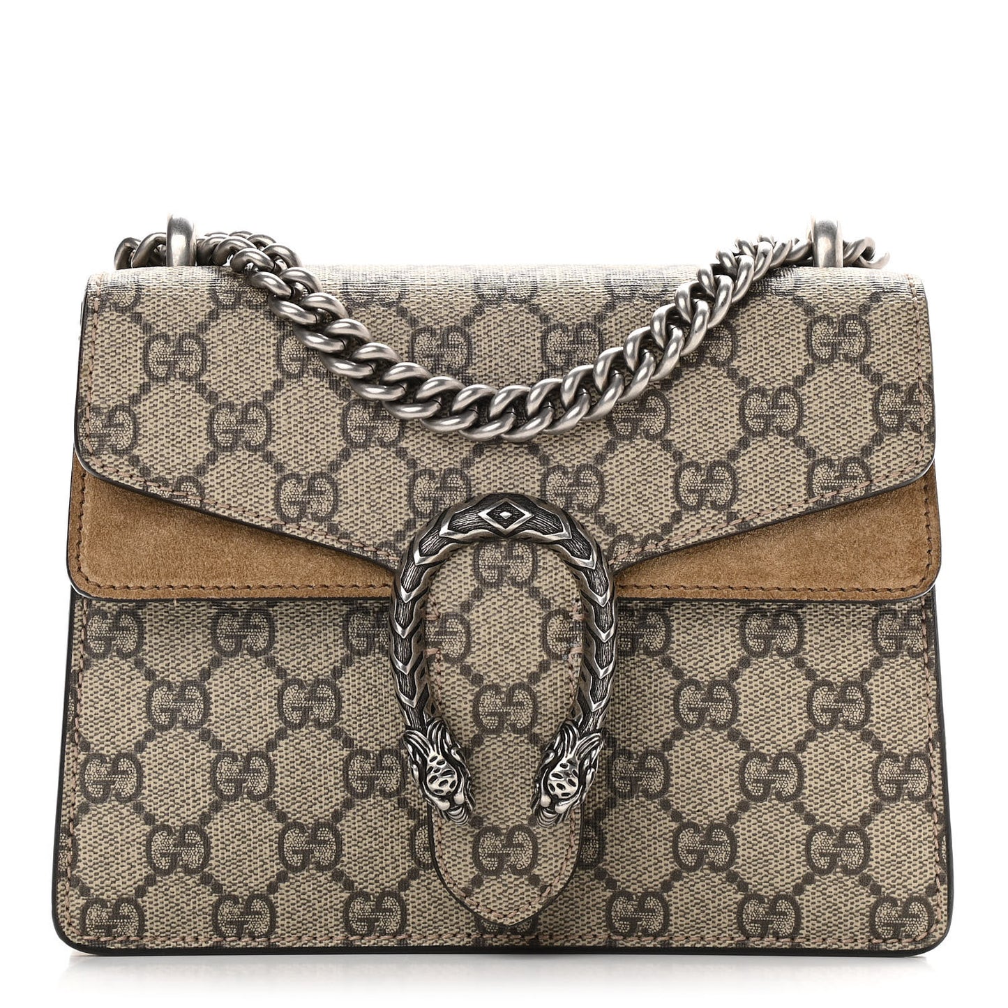 GG Supreme Monogram Mini Dionysus Shoulder Bag Taupe