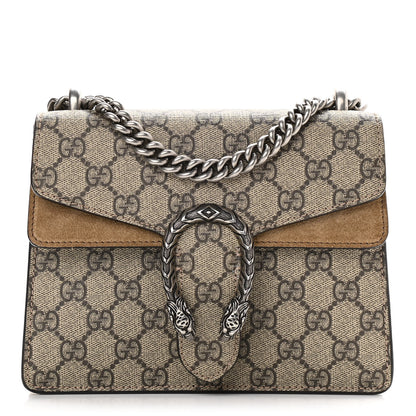 Gucci GG Supreme Monogram Mini Dionysus Shoulder Bag Taupe 1 of 10